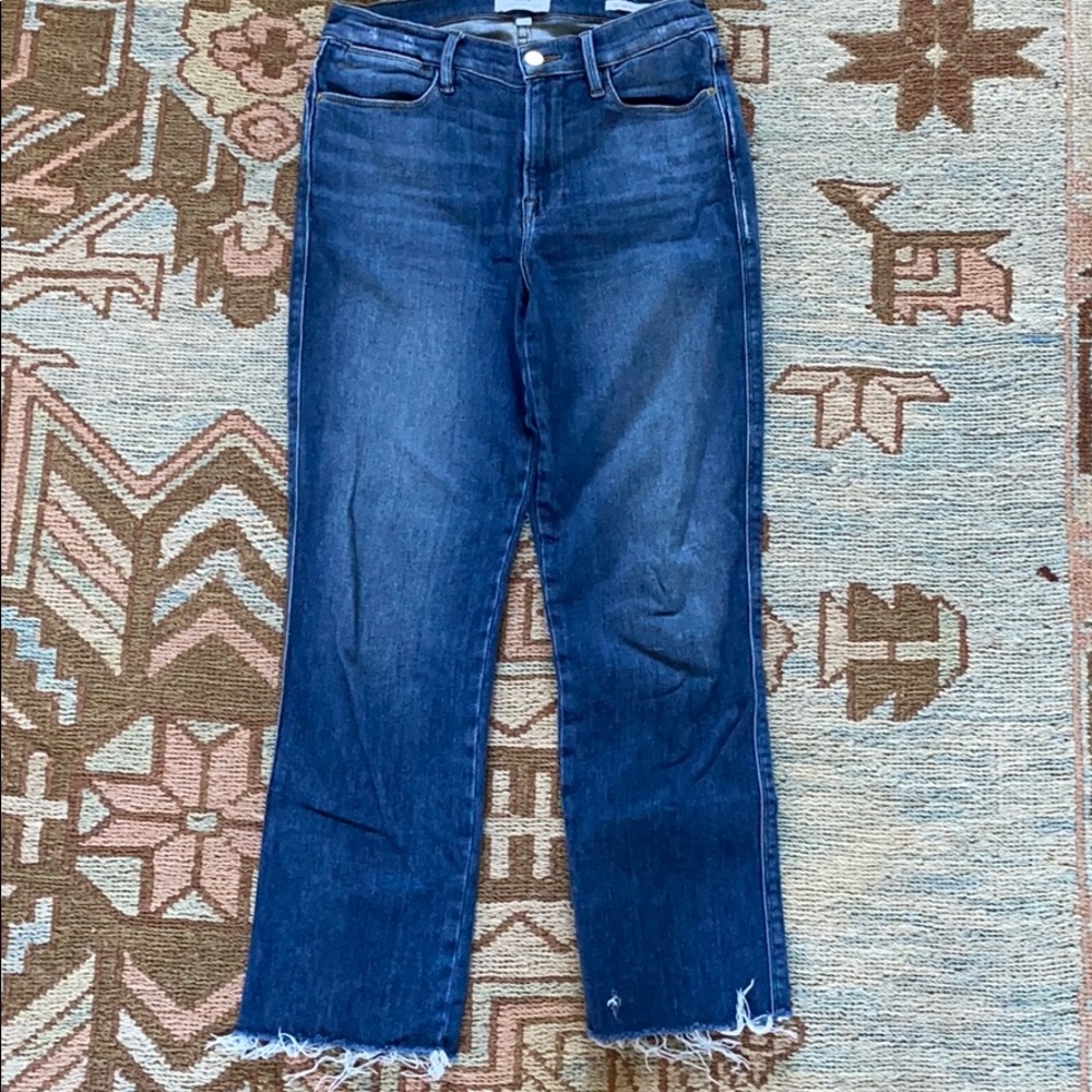 Frame straight leg jeans